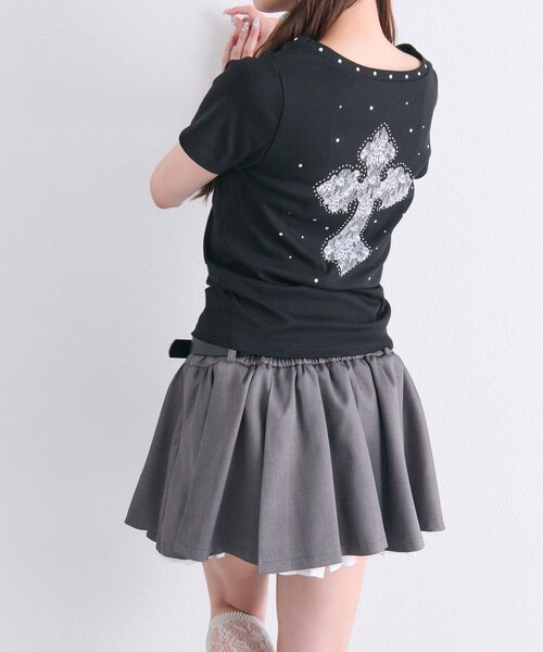縦ロゴプリントTシャツ（Tシャツ/カットソー）｜OLIVE des OLIVE