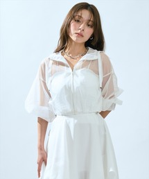 シアーメッシュブルゾン
