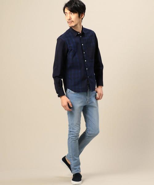 BEAUTY&YOUTH UNITED ARROWS(ビューティーアンドユースユナイテッドアローズ)の「BY パネルクレイジー レギュラーカラーシャツ◆(シャツ/ブラウス・メンズ・その他3/その他2/その他1・LARGE/X-SMALL/X-LARGE/MEDIUM/SMALL)」の5枚目の写真