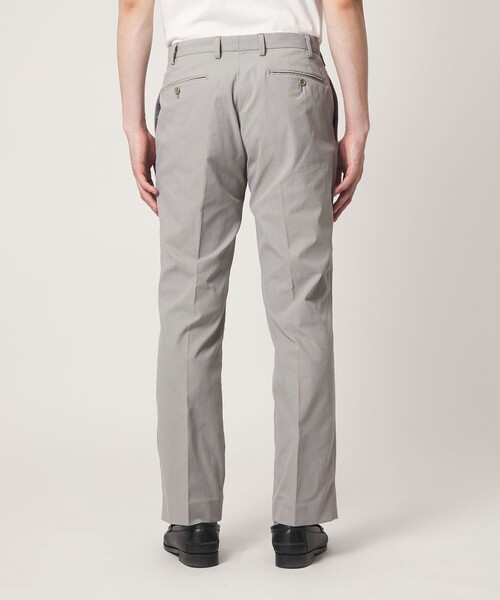 A DAY IN THE LIFE UNITED ARROWS（アデイインザライフユナイテッドアローズ）の「クールマックス ドライオックスフォード 1プリーツ テーパード スラックス＜A DAY IN THE LIFE＞（スラックス・メンズ・ダークブラウン/ホワイト/ライトグレー・S/L/XL/M）」の11枚目の写真