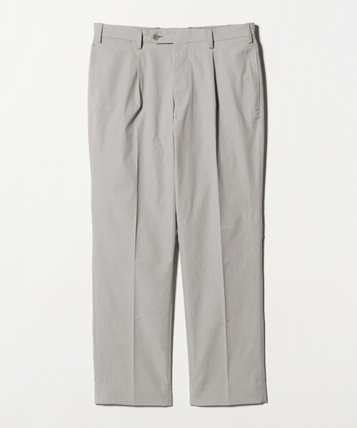 A DAY IN THE LIFE UNITED ARROWS（アデイインザライフユナイテッドアローズ）の「クールマックス ドライオックスフォード 1プリーツ テーパード スラックス＜A DAY IN THE LIFE＞（スラックス・メンズ・ダークブラウン/ホワイト/ライトグレー・S/L/XL/M）」の12枚目の写真