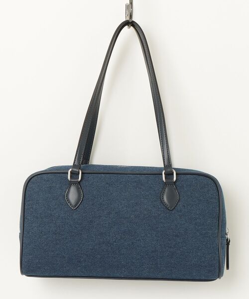 Guess(ゲス)の「JUSTINA Shoulder Satchel ショルダーバッグ デニムバッグ(ショルダーバッグ・レディース・インディゴブルー・ONE SIZE)」の5枚目の写真