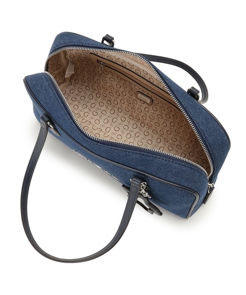 Guess(ゲス)の「JUSTINA Shoulder Satchel ショルダーバッグ デニムバッグ(ショルダーバッグ・レディース・インディゴブルー・ONE SIZE)」の11枚目の写真