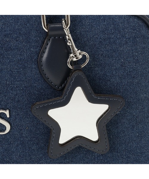 Guess(ゲス)の「JUSTINA Shoulder Satchel ショルダーバッグ デニムバッグ(ショルダーバッグ・レディース・インディゴブルー・ONE SIZE)」の9枚目の写真