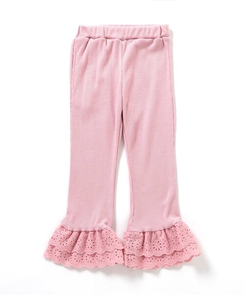 apres les cours（アプレレクール）の「【接触冷感】レースフリルレギンス（その他パンツ・キッズ・ピンク/イエロー/ブラウン/ダークグリーン・110/100/90/80/70/140/130/120）」の17枚目の写真