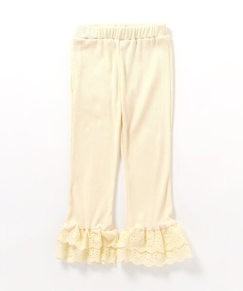 apres les cours（アプレレクール）の「【接触冷感】レースフリルレギンス（その他パンツ・キッズ・ピンク/イエロー/ブラウン/ダークグリーン・110/100/90/80/70/140/130/120）」の18枚目の写真