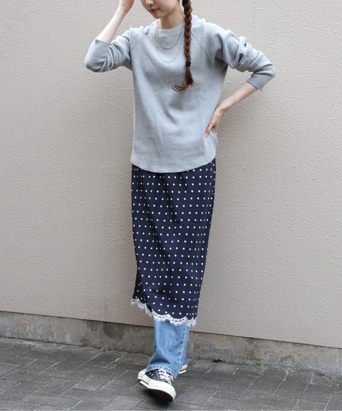 THE SHINZONE(ザ シンゾーン)の「THE SHINZONE/シンゾーン サーマルシャツ THERMAL SHIRT 26AMSCU03(Tシャツ/カットソー・レディース・グレー/ホワイト・FREE)」の18枚目の写真