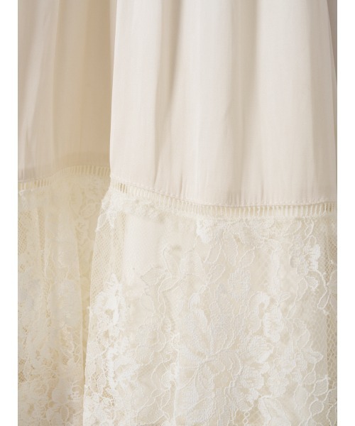 EIMY ISTOIRE(エイミーイストワール)の「LACE SWITCHING DRESS(ワンピース・レディース・オフホワイト/ピンクベージュ/ブラック・36/38)」の14枚目の写真