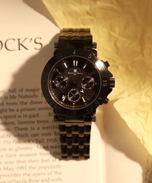 SEIKO/ クオーツ クロノグラフ レザーベルト【海外モデル】（アナログ