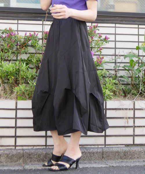 DISKEEN SURE(ディスキーンシュアー)の「【主役スカート】デザインバルーンスカート ロングスカート(スカート・レディース・チャコールグレー/ネイビー/ブラック・FREE)」の19枚目の写真