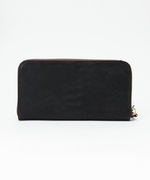 moani（モアニ）の「【moani/モアニ】プエブロレザーラウンド長財布（財布・メンズ・カーキ/ブラウン/キャメル/ブラック/グレー・FREE）」の7枚目の写真