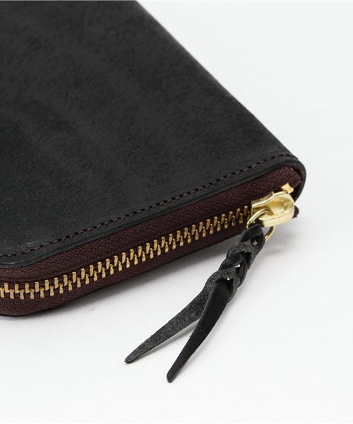 moani（モアニ）の「【moani/モアニ】プエブロレザーラウンド長財布（財布・メンズ・カーキ/ブラウン/キャメル/ブラック/グレー・FREE）」の8枚目の写真