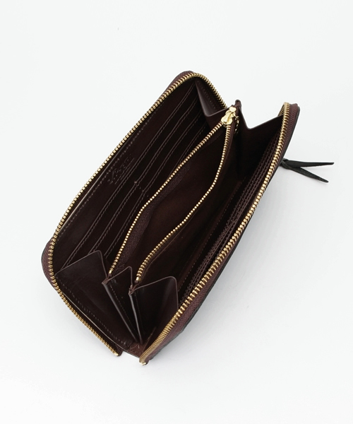 moani（モアニ）の「【moani/モアニ】プエブロレザーラウンド長財布（財布・メンズ・カーキ/ブラウン/キャメル/ブラック/グレー・FREE）」の10枚目の写真