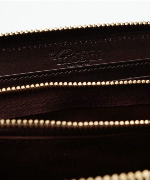 moani（モアニ）の「【moani/モアニ】プエブロレザーラウンド長財布（財布・メンズ・カーキ/ブラウン/キャメル/ブラック/グレー・FREE）」の11枚目の写真