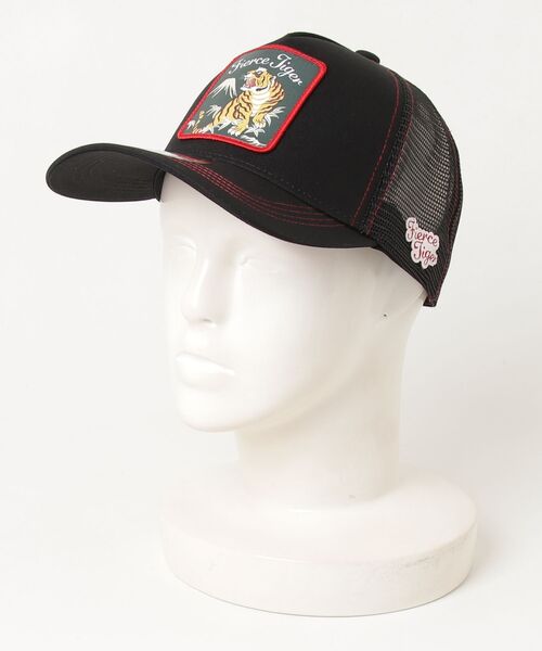 虎 ワッペンメッシュキャップ［WHG-MCP01 TIGER WAPPEN MESH CAP