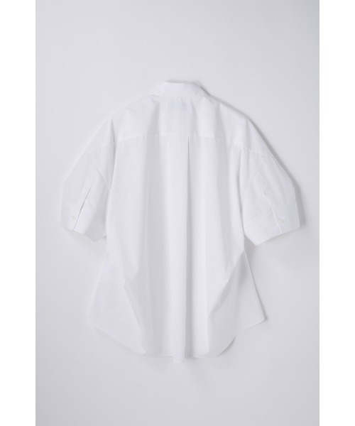 ENFOLD(エンフォルド)の「SOLID SHIRT(Tシャツ/カットソー・レディース・ホワイト/ライトグレー・38)」の3枚目の写真