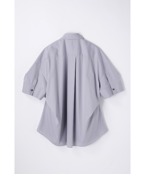 ENFOLD(エンフォルド)の「SOLID SHIRT(Tシャツ/カットソー・レディース・ホワイト/ライトグレー・38)」の4枚目の写真
