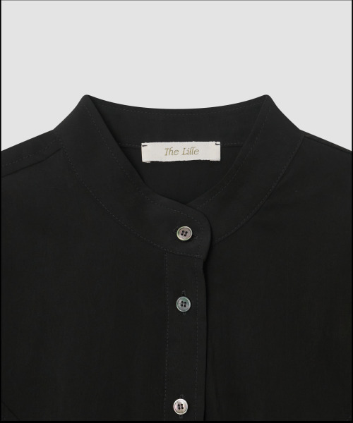 THE LILLE（ザ リル）の「Timothy Blouse_Black（シャツ/ブラウス・レディース・その他・FREE）」の4枚目の写真