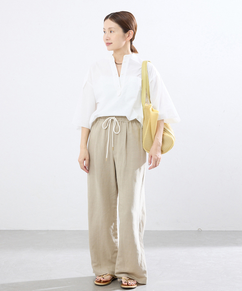 IENA(イエナ)の「《洗濯機洗い可》qbag paris/キューバッグ パリ NEST ZIP M バッグ(トートバッグ・レディース・ライトグリーン/ピンク/レッド/ブルー・FREE)」の12枚目の写真