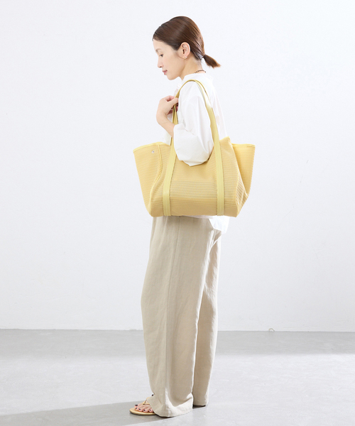 IENA(イエナ)の「《洗濯機洗い可》qbag paris/キューバッグ パリ NEST ZIP M バッグ(トートバッグ・レディース・ライトグリーン/ピンク/レッド/ブルー・FREE)」の13枚目の写真
