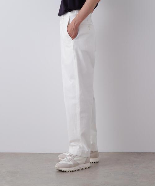 Y(ワイ)の「Y / 13oz ORGANIC COTTON DENIM ADJUSTER TROUSER(その他パンツ・メンズ・ネイビー/ホワイト・MEDIUM/SMALL/LARGE)」の6枚目の写真