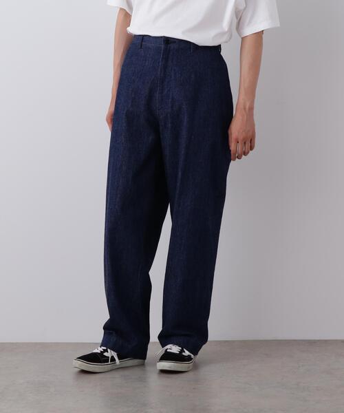 Y(ワイ)の「Y / 13oz ORGANIC COTTON DENIM ADJUSTER TROUSER(その他パンツ・メンズ・ネイビー/ホワイト・MEDIUM/SMALL/LARGE)」の12枚目の写真