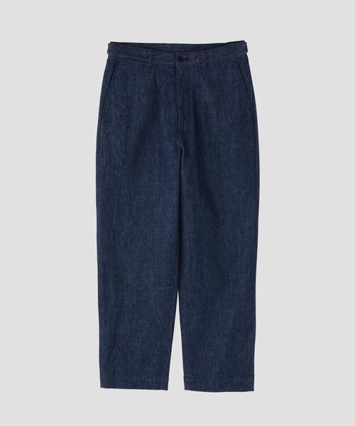 Y(ワイ)の「Y / 13oz ORGANIC COTTON DENIM ADJUSTER TROUSER(その他パンツ・メンズ・ネイビー/ホワイト・MEDIUM/SMALL/LARGE)」の13枚目の写真
