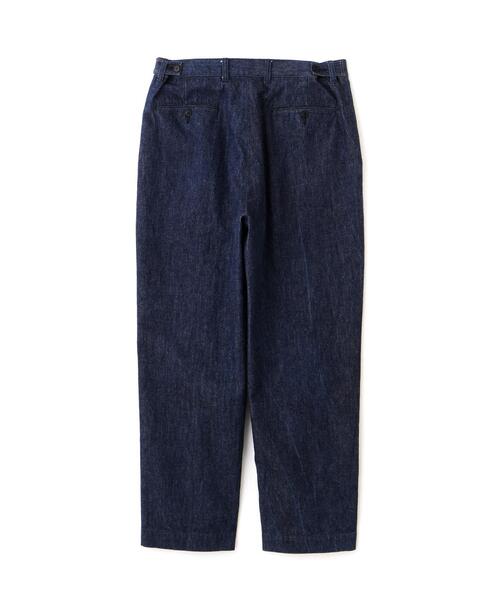Y(ワイ)の「Y / 13oz ORGANIC COTTON DENIM ADJUSTER TROUSER(その他パンツ・メンズ・ネイビー/ホワイト・MEDIUM/SMALL/LARGE)」の14枚目の写真