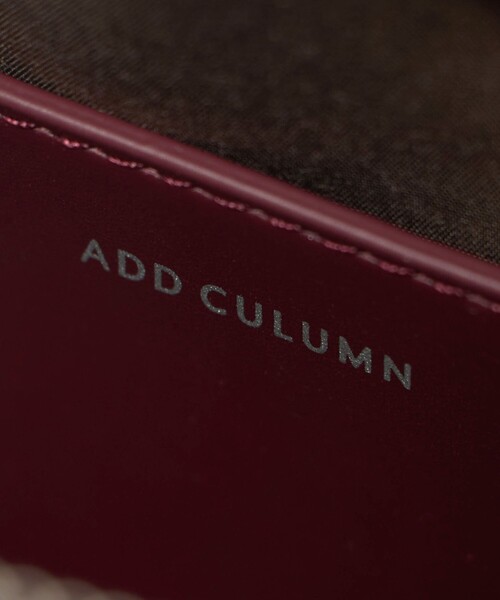 ADD CULUMN(アドカラム)の「<ADD CULUMN>DENT SHLD S(ショルダーバッグ・レディース・ブラウン系/ワイン・FREE)」の12枚目の写真