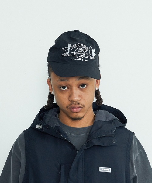 XLARGE(エクストララージ)の「PRODUCTION LOGO CAP(キャップ・メンズ・オレンジ/ブラック・ONE SIZE)」の2枚目の写真
