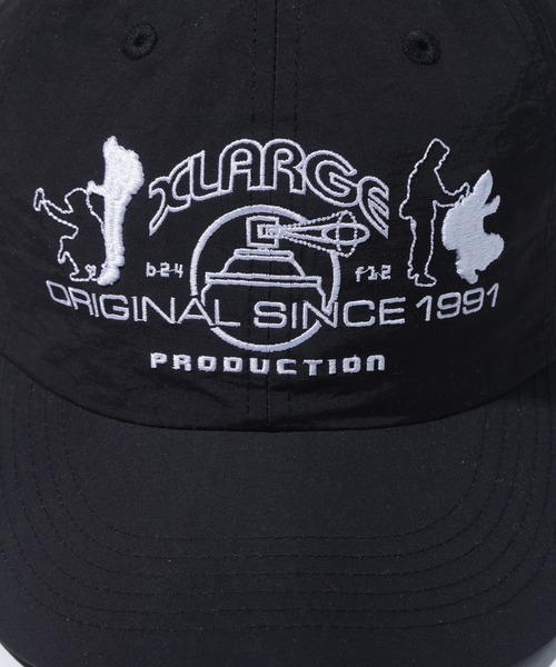 XLARGE(エクストララージ)の「PRODUCTION LOGO CAP(キャップ・メンズ・オレンジ/ブラック・ONE SIZE)」の5枚目の写真