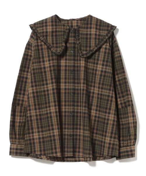 BEAMS HEART(ビームスハート)の「チビフリル 襟 シャツ(シャツ/ブラウス・レディース・ブラック/その他/オフホワイト・FREE)」の17枚目の写真