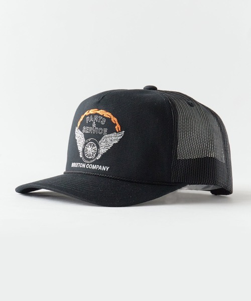 BRIXTON(ブリクストン)の「BRIXTON/ブリクストン LEEWAY MP TRUCKER HAT トラッカーキャップ メッシュキャップ スナップバック フロント刺繍 通気性 メンズ レディース 2026年 夏 夏服(キャップ・メンズ・ブラック・FREE)」の6枚目の写真