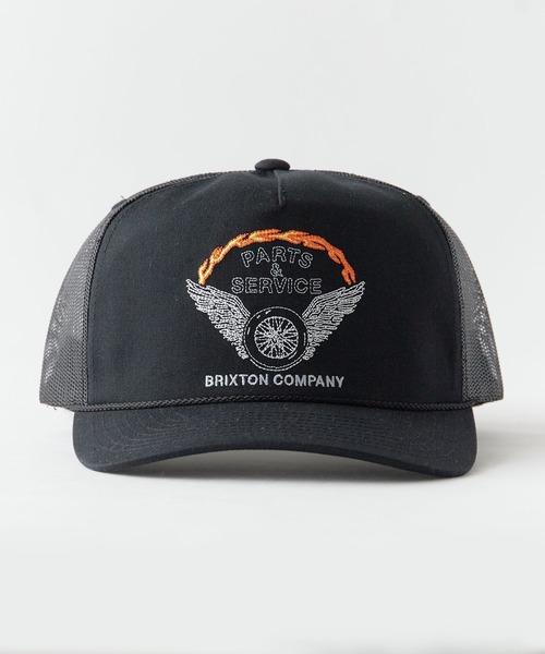 BRIXTON(ブリクストン)の「BRIXTON/ブリクストン LEEWAY MP TRUCKER HAT トラッカーキャップ メッシュキャップ スナップバック フロント刺繍 通気性 メンズ レディース 2026年 夏 夏服(キャップ・メンズ・ブラック・FREE)」の5枚目の写真