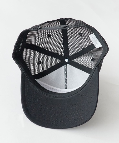 BRIXTON(ブリクストン)の「BRIXTON/ブリクストン LEEWAY MP TRUCKER HAT トラッカーキャップ メッシュキャップ スナップバック フロント刺繍 通気性 メンズ レディース 2026年 夏 夏服(キャップ・メンズ・ブラック・FREE)」の12枚目の写真