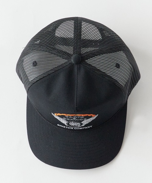 BRIXTON(ブリクストン)の「BRIXTON/ブリクストン LEEWAY MP TRUCKER HAT トラッカーキャップ メッシュキャップ スナップバック フロント刺繍 通気性 メンズ レディース 2026年 夏 夏服(キャップ・メンズ・ブラック・FREE)」の9枚目の写真