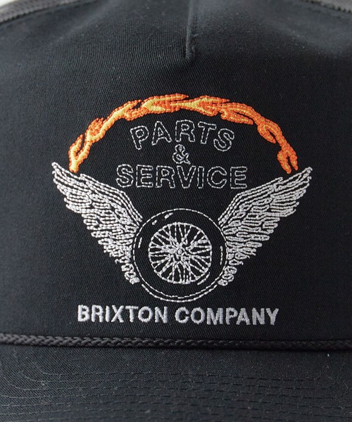 BRIXTON(ブリクストン)の「BRIXTON/ブリクストン LEEWAY MP TRUCKER HAT トラッカーキャップ メッシュキャップ スナップバック フロント刺繍 通気性 メンズ レディース 2026年 夏 夏服(キャップ・メンズ・ブラック・FREE)」の8枚目の写真