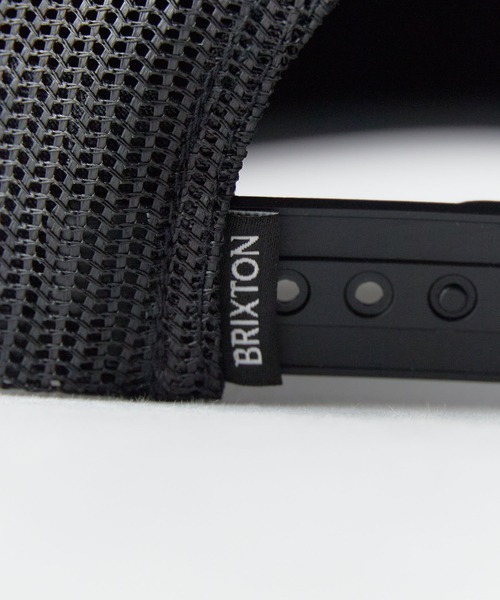 BRIXTON(ブリクストン)の「BRIXTON/ブリクストン LEEWAY MP TRUCKER HAT トラッカーキャップ メッシュキャップ スナップバック フロント刺繍 通気性 メンズ レディース 2026年 夏 夏服(キャップ・メンズ・ブラック・FREE)」の10枚目の写真