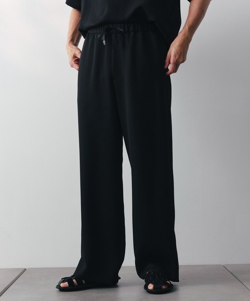 SILKα/シルクアルファ】SILK α Pleats Summer Easy Pants（その他