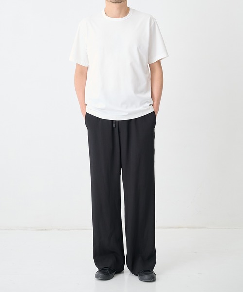 THE TOKYO(ザトウキョウ)の「【SILKα/シルクアルファ】SILK α Pleats Summer Easy Pants(その他パンツ・メンズ・ブラック・48/46)」の20枚目の写真