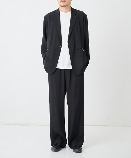THE TOKYO(ザトウキョウ)の「【SILKα/シルクアルファ】SILK α Pleats Summer Easy Pants(その他パンツ・メンズ・ブラック・48/46)」の17枚目の写真