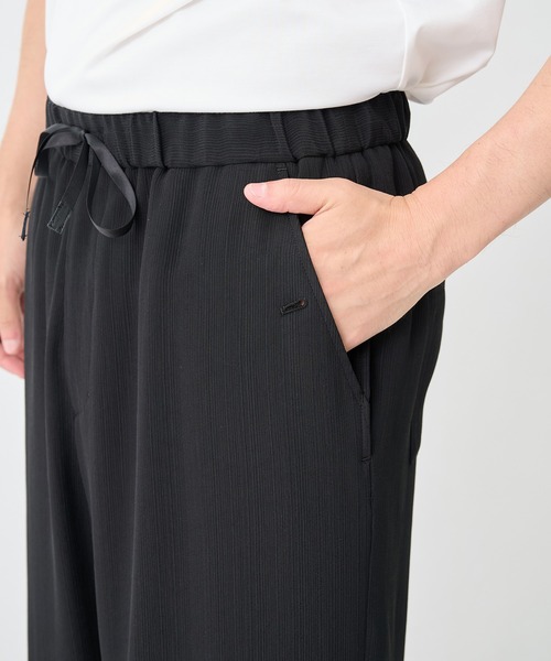 THE TOKYO(ザトウキョウ)の「【SILKα/シルクアルファ】SILK α Pleats Summer Easy Pants(その他パンツ・メンズ・ブラック・48/46)」の6枚目の写真
