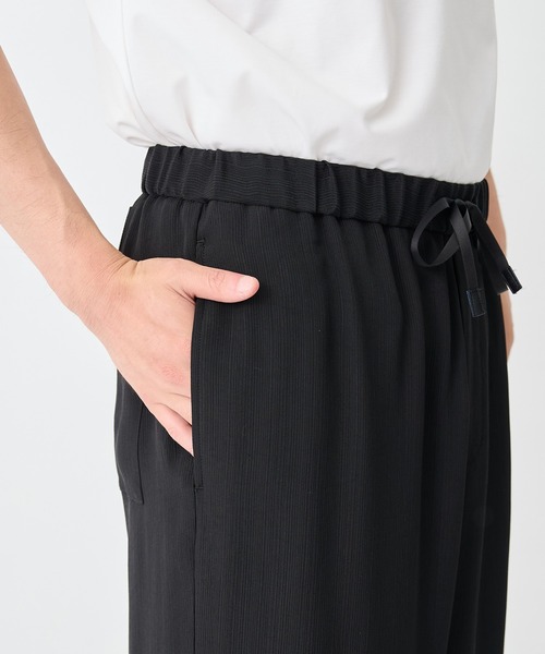 THE TOKYO(ザトウキョウ)の「【SILKα/シルクアルファ】SILK α Pleats Summer Easy Pants(その他パンツ・メンズ・ブラック・48/46)」の9枚目の写真