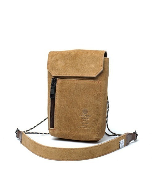 AS2OV(アッソブ)の「【AS2OV/アッソブ】 WATER PROOF SUEDE MINI SHOULDER / ミニショルダーバッグ(ショルダーバッグ・メンズ・ネイビー/ブラック/グレー/キャメル/ターコイズブルー・FREE)」の5枚目の写真