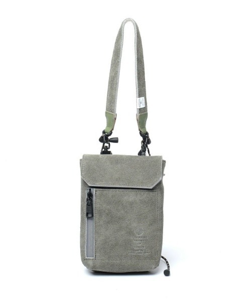 AS2OV(アッソブ)の「【AS2OV/アッソブ】 WATER PROOF SUEDE MINI SHOULDER / ミニショルダーバッグ(ショルダーバッグ・メンズ・ネイビー/ブラック/グレー/キャメル/ターコイズブルー・FREE)」の16枚目の写真