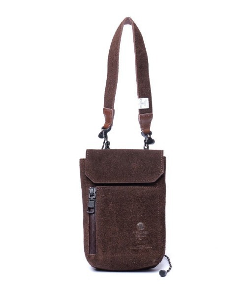 AS2OV(アッソブ)の「【AS2OV/アッソブ】 WATER PROOF SUEDE MINI SHOULDER / ミニショルダーバッグ(ショルダーバッグ・メンズ・ネイビー/ブラック/グレー/キャメル/ターコイズブルー・FREE)」の17枚目の写真