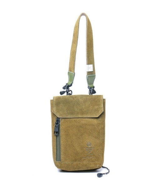 AS2OV(アッソブ)の「【AS2OV/アッソブ】 WATER PROOF SUEDE MINI SHOULDER / ミニショルダーバッグ(ショルダーバッグ・メンズ・ネイビー/ブラック/グレー/キャメル/ターコイズブルー・FREE)」の18枚目の写真