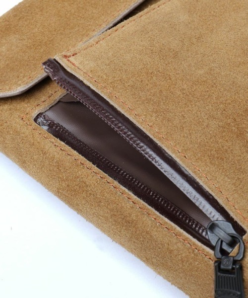 AS2OV(アッソブ)の「【AS2OV/アッソブ】 WATER PROOF SUEDE MINI SHOULDER / ミニショルダーバッグ(ショルダーバッグ・メンズ・ネイビー/ブラック/グレー/キャメル/ターコイズブルー・FREE)」の11枚目の写真
