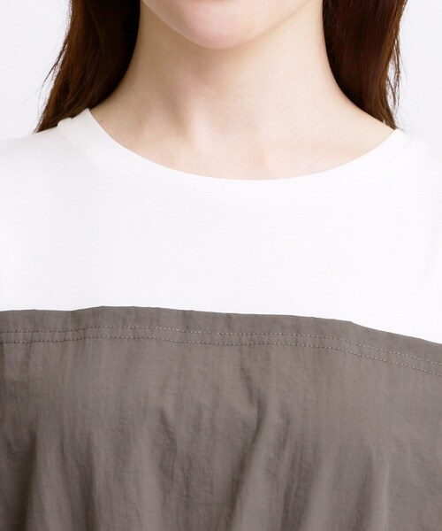 grove(グローブ)の「【低身長さんも選べる着丈・洗濯機◎】1枚で旬顔!Tシャツドッキングドロストワンピース(ワンピース・レディース・ブラック/ブラウン系その他・03/02/04/05/11/12/01)」の14枚目の写真