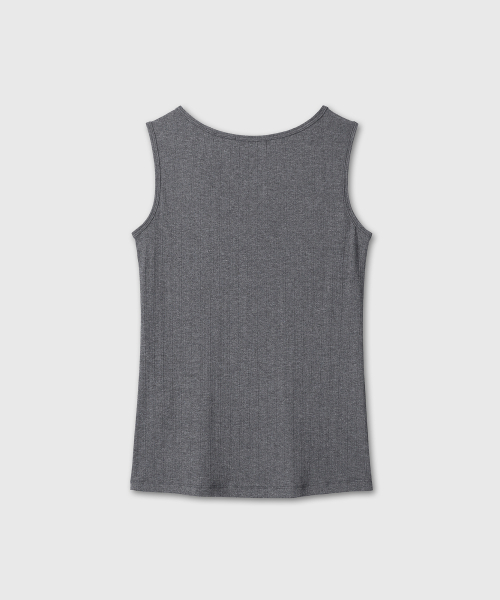 DIVEIN WOMEN(ダイブイン ウーマン)の「RIBBED SOFT SLEEVELESS (CHARCOAL)(Tシャツ/カットソー・レディース・その他・1/2)」の3枚目の写真